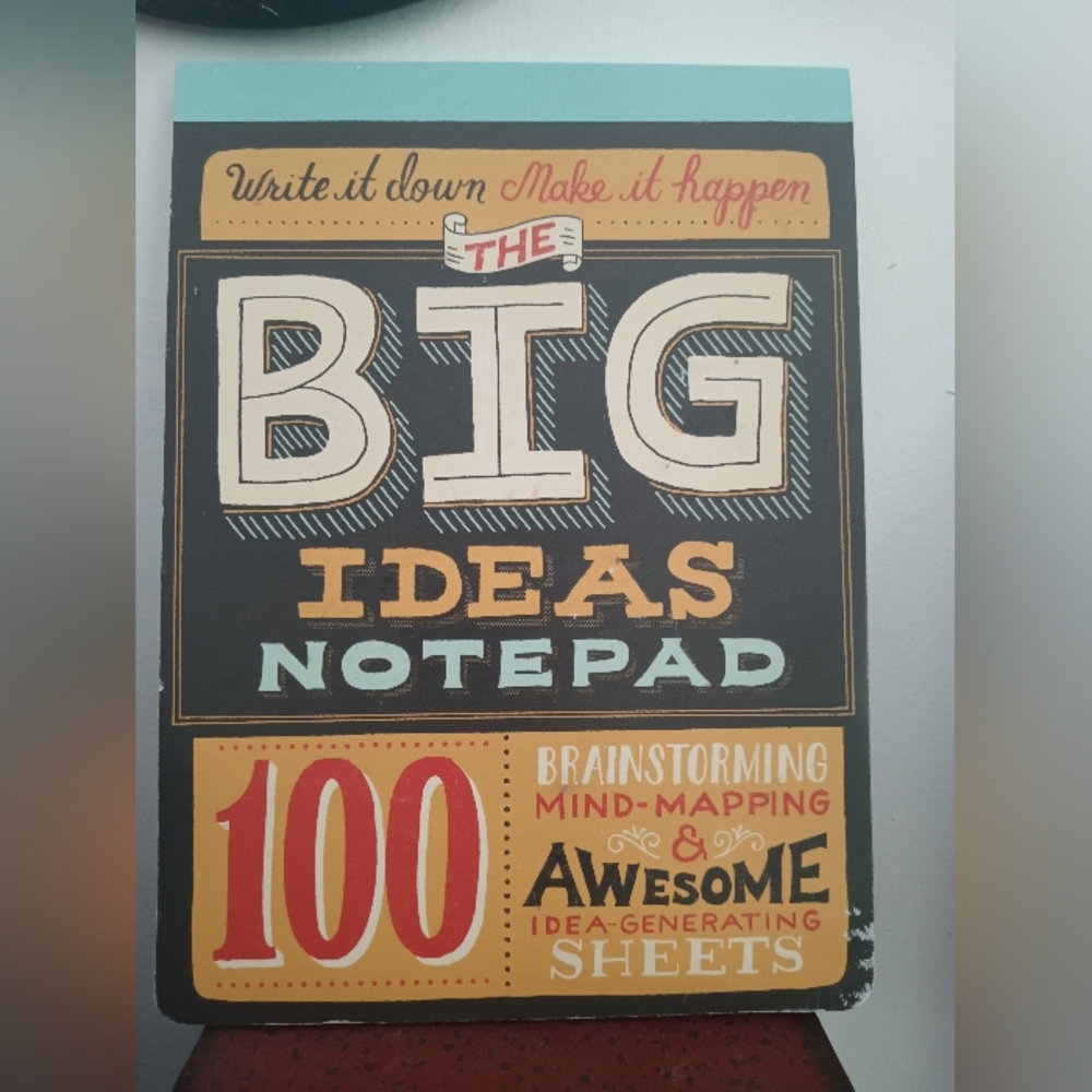 Urban Outfitters Multicolor Big Ideas Notepad